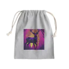 ZeroCreativeのネオンな鹿 Mini Drawstring Bag