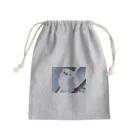 幸せを呼ぶショップの幻のシマエナガ Mini Drawstring Bag