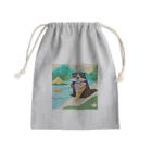 yumiceのice meets オリガミカワウソ Mini Drawstring Bag