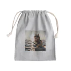 mitsuouの釣り猫 Mini Drawstring Bag