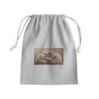 からふるマーケットのおやすみモコリン Mini Drawstring Bag