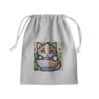 雪売店のマグカップかくれんぼ猫 Mini Drawstring Bag