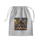 hanabatakeyasuのBear3’s Mini Drawstring Bag