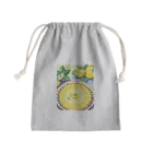 KZ_Graphicsの黄色いレモンタルトのような洋菓子 Mini Drawstring Bag