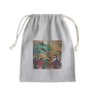 fukkinsのトランペットふきと恐竜 Mini Drawstring Bag