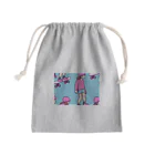 空が好きのスケボー女子 Mini Drawstring Bag