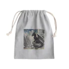 comati12の幼い黒龍 Mini Drawstring Bag