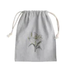 Q_kyuのアンティークリリー Mini Drawstring Bag