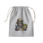 フレンドアニマルのグラサンゴリラ Mini Drawstring Bag