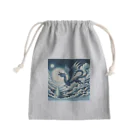 the blue seasonの雲を越えし野望の龍 Mini Drawstring Bag