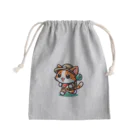 BinaryStoreの冒険好きな猫 Mini Drawstring Bag