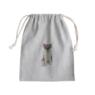 ケアンパグと愉快な仲間達のオコジョくん Mini Drawstring Bag