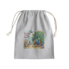 J-Peacockのイメージディスクリプション Mini Drawstring Bag