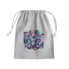 iSysのゲーミング少女ピーシースリー Mini Drawstring Bag