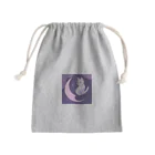 kotomi_hの三日月と白猫 Mini Drawstring Bag