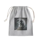 kenken-kenkenショップの月夜の狛犬 Mini Drawstring Bag