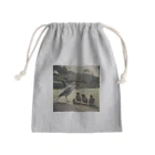 mamycatの鳥 Mini Drawstring Bag