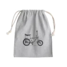 ファンシーTシャツ屋のクールでスタイリッシュなアメリカン自転車 Mini Drawstring Bag