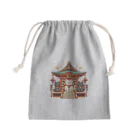 「動物ミリ屋」の笑福 Mini Drawstring Bag