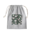 pomekenのもちもちのひつじ Mini Drawstring Bag