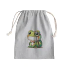 kawaiidoubututatiのカエル×めがね Mini Drawstring Bag