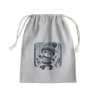 ナノ・ファンタジアの冬のうさぎくん Mini Drawstring Bag