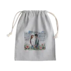 Lovers-chapelの支え合う恋人4 Mini Drawstring Bag