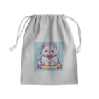 Tomo-Shopのゆるかわキャット Mini Drawstring Bag