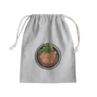 ぷりぷり飯店ヌーイーのぷりぷりサーモンいくら丼 Mini Drawstring Bag