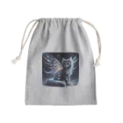 katohkouchiの星空の舞、夜を守る猫 Mini Drawstring Bag