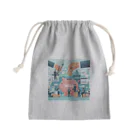 SatokorinのNISAは積立分散投資！ Mini Drawstring Bag