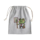 カエルグッズの営業カエル Mini Drawstring Bag