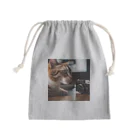 yura6200の猫ちゃん　v8 Mini Drawstring Bag