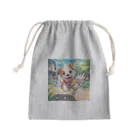 happiness_shopのかわいい子犬が元気いっぱい！ Mini Drawstring Bag