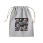 だんのんの猫の宇宙旅行 Mini Drawstring Bag