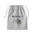 アトリエかのの猫にモテたい Mini Drawstring Bag