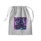 jujumarucatのROCKYCAT　サングラス Mini Drawstring Bag