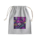 jujumarucatのROCKYCAT　サングラス２ Mini Drawstring Bag