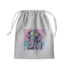 hachicoooのちょい悪ゾウ Mini Drawstring Bag