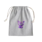 まねきねこのバイオレット　キャット Mini Drawstring Bag