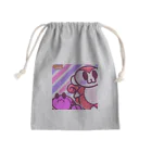 もちもちくりぃちゃあずしょっぷのさるとかにの寄り添いぬいぐるみver.R Mini Drawstring Bag