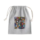 PAC (ポップアートキャット）のPAC (ポップアートキャット) Mini Drawstring Bag