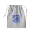 kazu_gのパンダライダー!(ブルー) Mini Drawstring Bag