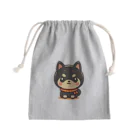 yukari_hのまんまる黒柴 Mini Drawstring Bag