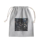 まゆのあかりのダンディな骸骨 Mini Drawstring Bag