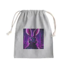 momo29vのウサギ Mini Drawstring Bag