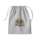 ワン！ダーファミリーの帰りを待つワン Mini Drawstring Bag