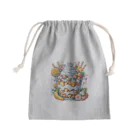 こんばにやのデカパフェ Mini Drawstring Bag