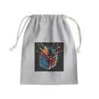 Ksdesignのカラーバースト・キュービカル Mini Drawstring Bag