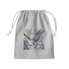 bigbamboofamilyのグリフィン　その五 Mini Drawstring Bag